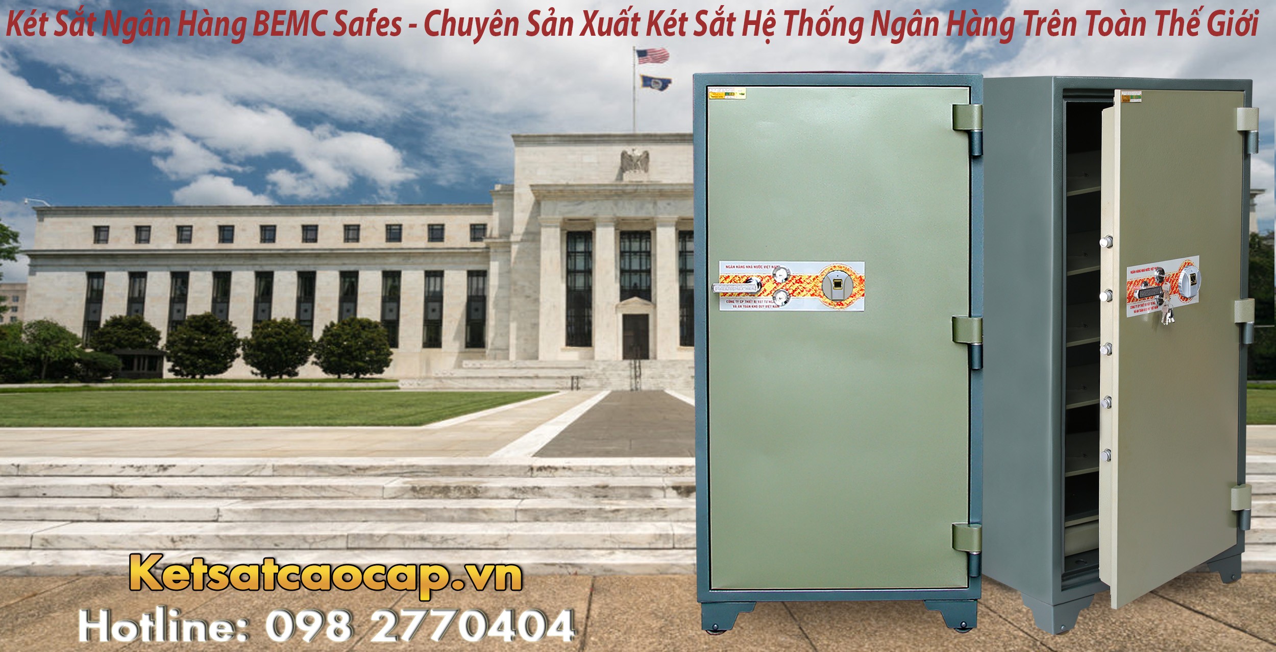 hình ảnh sản phẩm Két Sắt Vân Tay Bank Safes BEMC K1860 F Chất Lượng Tiêu Chuẩn XK Mỹ